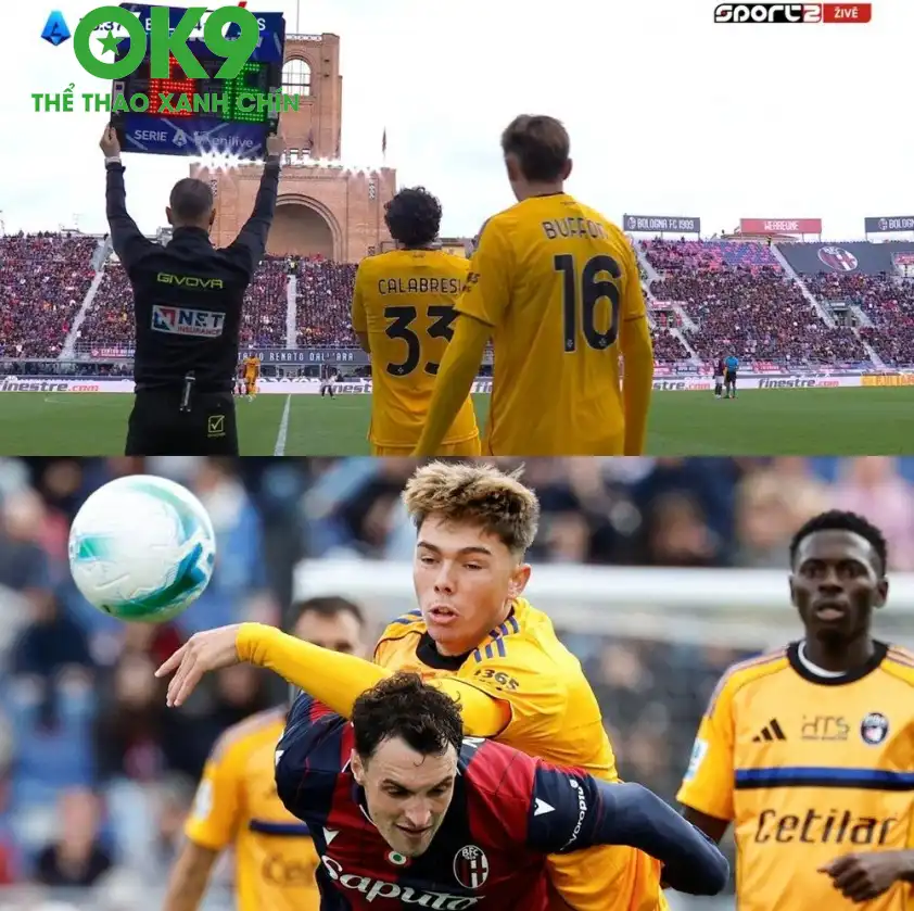 Louis Buffon (số 16) chính thức ra mắt Serie A (Ảnh: X).